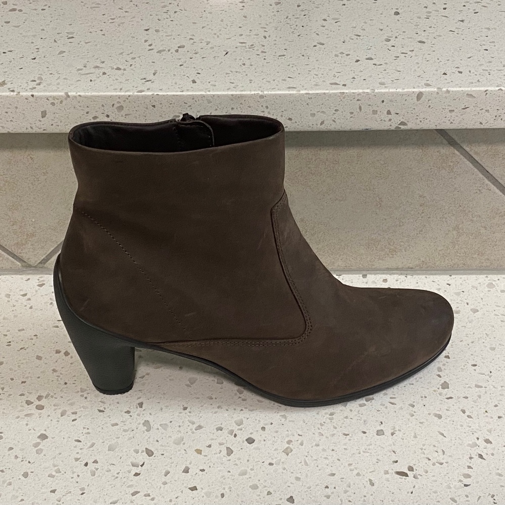 New Suede Ecco Booties